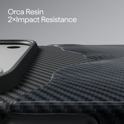 Чехол Pitaka Summa Case для iPhone 18 Pro Max / 17 Pro Max (KI1801SPM) Black/Grey (Twill)