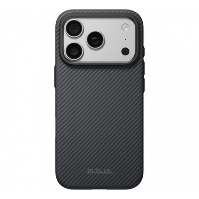 Чехол Pitaka Summa Case для iPhone 18 Pro Max / 17 Pro Max (KI1801SPM) Black/Grey (Twill)