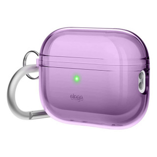 Чехол Elago Clear Hang case для AirPods Pro 2 (2022) (EAPP2CL-HANG-DPU) фиолетовый