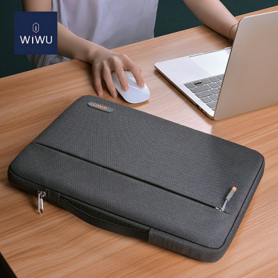 Сумка для ноутбука WiWU Pilot Laptop Sleeve Case 14" Grey (PWRHCLSC14G)