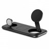 Беспроводное зарядное устройство Satechi Qi2 Trio Wireless Charging Pad 3-в-1 (ST-QTPM-EA) черный