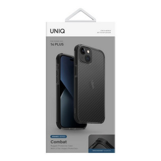 Чехол Uniq Combat для iPhone 14 Plus (IP6.7M(2022)-COMASMK) Aramid effect Smoke
