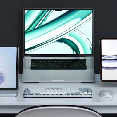Клавиатура механическая Satechi SM1 Slim (ST-KSM1LT-RU) Light / Светло-серый