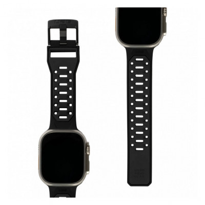 Ремешок силиконовый UAG Civilian Silicone для Apple Watch 49/46/45/44 мм (194002114032) Graphite/Black