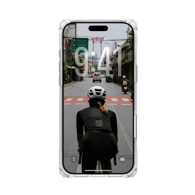 Чехол UAG Plasma XTE Magfit для iPhone 17 Pro 6.3" (114527114G36) Clear/Titanium