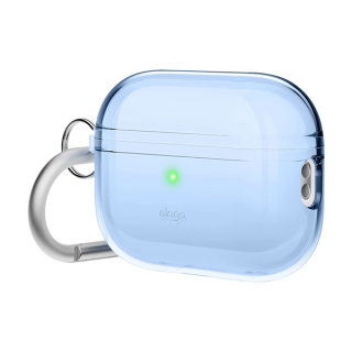 Чехол Elago Clear Hang case для AirPods Pro 2 (2022) (EAPP2CL-HANG-ABL) голубой