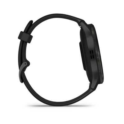 Garmin Venu 3 45 мм — черный корпус, серый безель (Slate)