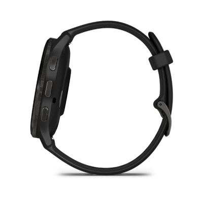 Garmin Venu 3 45 мм — черный корпус, серый безель (Slate)