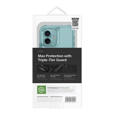 Чехол Uniq Combat MagSafe для iPhone 16 Teal Green (IP6.1(2024)-COMMTGRN)