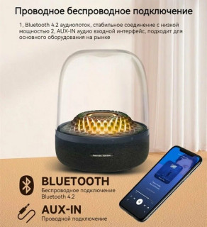 Беспроводная акустика Harman Kardon Aura Studio 4 White Gray