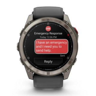 Garmin Fenix 8 Pro 51 мм Amoled Sapphire Titanium with Graphite/Black Silicone Band (010-03199-10/010-03199-11)