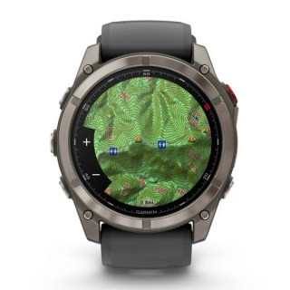 Garmin Fenix 8 Pro 51 мм Amoled Sapphire Titanium with Graphite/Black Silicone Band (010-03199-10/010-03199-11)
