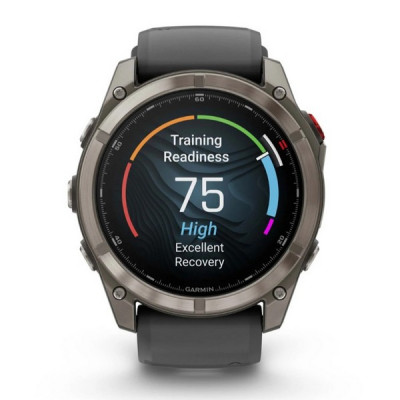 Garmin Fenix 8 Pro 51 мм Amoled Sapphire Titanium with Graphite/Black Silicone Band (010-03199-10/010-03199-11)