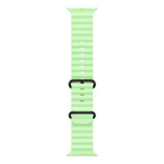 Ремешок Apple Ocean Band 49 мм Neon Green / Black Titanium Finish