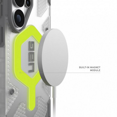 Чехол + ремешок UAG Pathfinder Clear Magfit для Samsung Galaxy S26 Ultra (2145261BV01) Active Neon Lanyard