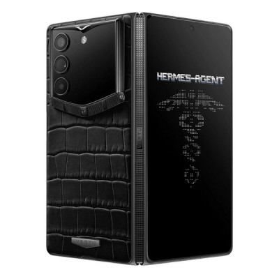 Vertu AlphaFold Alligator Skin (Iron Black)