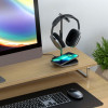 Подставка для наушников с беспроводной зарядкой Satechi 2-in-1 Headphone Stand with Wireless Charger (ST-UCHSMCM)