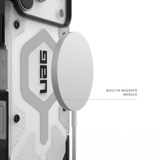 Чехол UAG Pathfinder Clear для iPhone 17 Pro Max 6.9" (114552114333) Ice/Silver