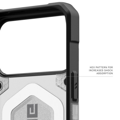 Чехол UAG Pathfinder Clear для iPhone 17 Pro Max 6.9" (114552114333) Ice/Silver