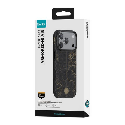 Усиленный чехол Benks ArmorEdge Navigator Air Kevlar Case для iPhone 18 Pro Max/17 Pro Max 6.9" (C.K.FL.AP.SJ.0070)