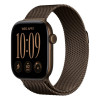 Apple Watch Series 12, 46 mm, Dark Bronze Aluminum, Dark Bronze Milanese Loop