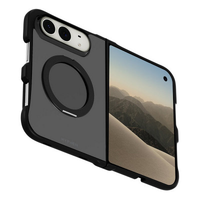 Чехол Hyphen Axel Ring Stand для iPhone Duo (HPC-RMBLK18F1327) Black