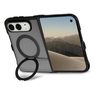 Чехол Hyphen Axel Ring Stand для iPhone Duo (HPC-RMBLK18F1327) Black