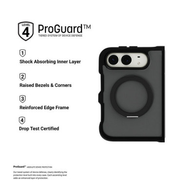 Чехол Hyphen Axel Ring Stand для iPhone Duo (HPC-RMBLK18F1327) Black