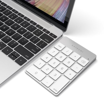 Беспроводная клавиатура Satechi Aluminum Slim Keypad Numpad серебристый (ST-SALKPS)