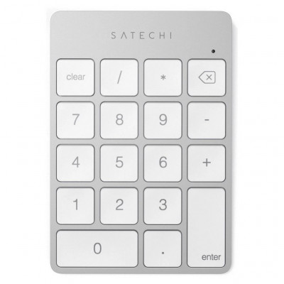 Беспроводная клавиатура Satechi Aluminum Slim Keypad Numpad серебристый (ST-SALKPS)
