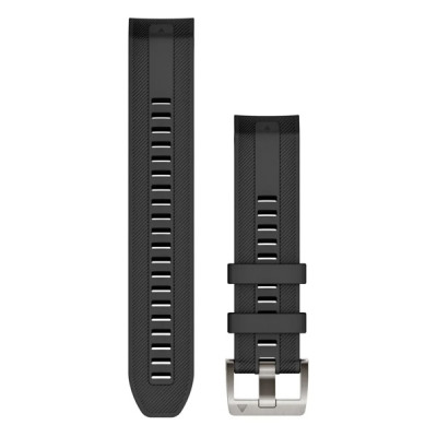 Ремешок Garmin Marq Silicone Rubber Strap Black 22 мм (010-13225-00)