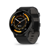 Garmin Venu 3 45 мм – черный корпус с кожаным ремешком (Slate Black Leather)