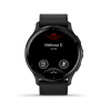 Garmin Venu 3 45 мм – черный корпус с кожаным ремешком (Slate Black Leather)