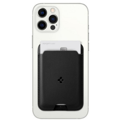 Магнитный картхолдер Spigen Valentinus (AMP02284) Black / Черный