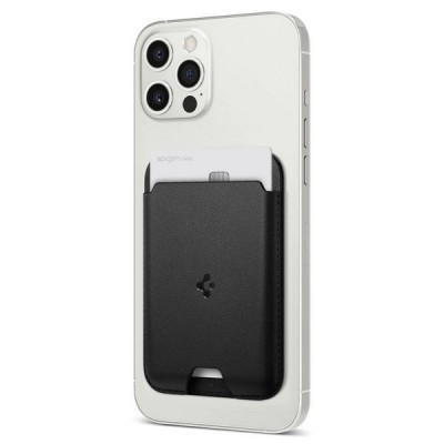 Магнитный картхолдер Spigen Valentinus (AMP02284) Black / Черный