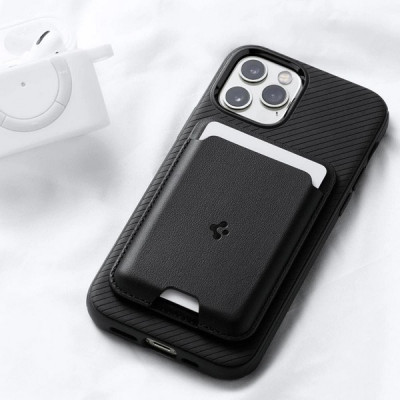 Магнитный картхолдер Spigen Valentinus (AMP02284) Black / Черный