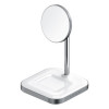 Беспроводное зарядное устройство Satechi Magnetic 2-in-1 Wireless Charging Stand (ST-WMCS2M) серый космос