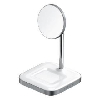 Беспроводное зарядное устройство Satechi Magnetic 2-in-1 Wireless Charging Stand (ST-WMCS2M) серый космос