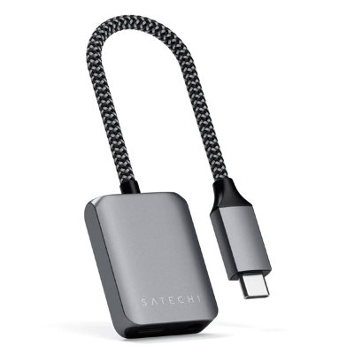 Адаптер Satechi (ST-UCAPDAM) Satechi USB-C to Audio PD Charger Adapter (Space Gray)