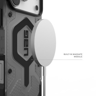 Чехол UAG Pathfinder Clear для iPhone 17 Pro Max 6.9" (114552113140) Ash/Black
