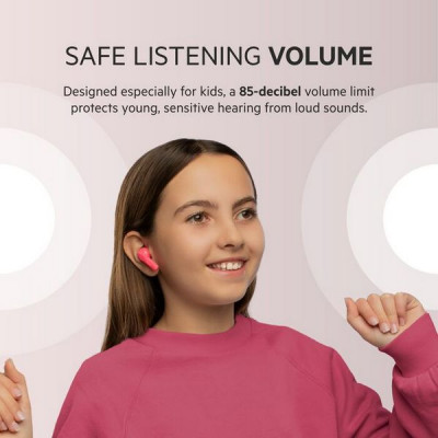 Беспроводные наушники Belkin SoundForm Nano True для детей (PAC003BTPK) Pink