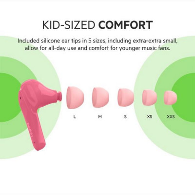 Беспроводные наушники Belkin SoundForm Nano True для детей (PAC003BTPK) Pink