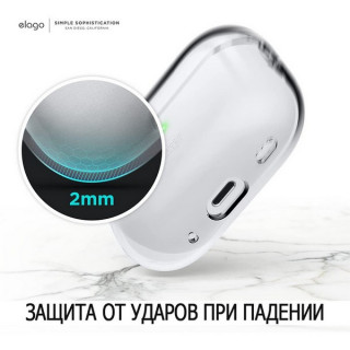Чехол Elago Clear Hang case для AirPods Pro 2 (2022) (EAPP2CL-HANG-CL) прозрачный