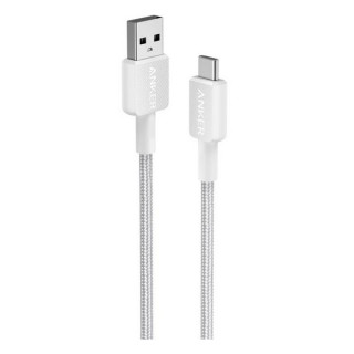 Кабель Anker 322 PowerLine USB-A to USB-C 1.8 м (A81H6H21) белый