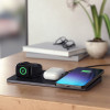 Беспроводное зарядное устройство Satechi Trio Wireless Charging Pad (ST-X3TWCPM) серый космос