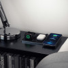 Беспроводное зарядное устройство Satechi Trio Wireless Charging Pad (ST-X3TWCPM) серый космос