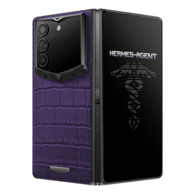 Vertu AlphaFold Alligator Skin (Grape Purple)