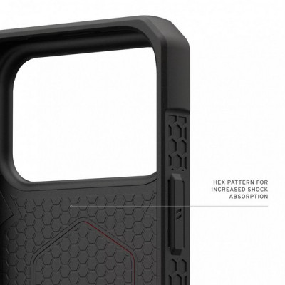 Чехол UAG Monarch Pro для iPhone 17 Pro 6.3" (114513119494) Crimson