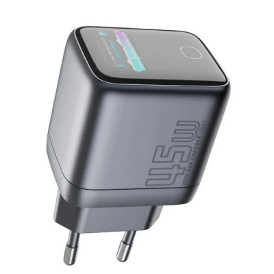Сетевой адаптер с цифровым дисплеем JCID PD 45W Fast Charger (JCID-45D)