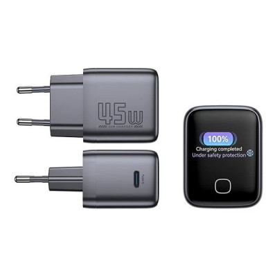 Сетевой адаптер с цифровым дисплеем JCID PD 45W Fast Charger (JCID-45D)
